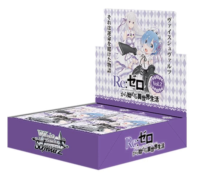 Weiss Schwarz Re:ZERO Starting Life In Another World Vol. 2 Booster Box 3 Weiss Schwarz Re:ZERO Starting Life In Another World Vol. 2 Booster Box
